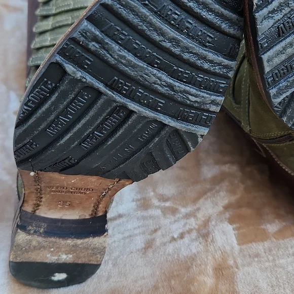 Vero Cuoio knee high suede tall boots Areaforte sz 36 - Picture 9 of 10